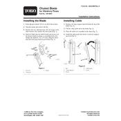 Toro 104-0640 Blade Kit manual cover