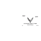 Chevrolet Corvette 2020 manual cover