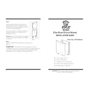 Pyle PWLB006 Wall Mount manual cover