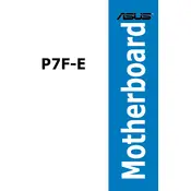 ASUS P7F-E Motherboard manual cover