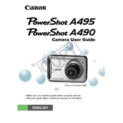 Canon PowerShot A490 manual cover