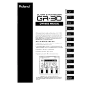 Roland GR-30 manual cover