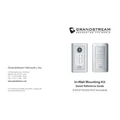 Grandstream GDS3712 In-Wall Mounting Kit Intercom manual cover