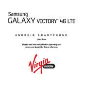 Samsung Galaxy Victory Virgin Mobile SPH-L300ZSAVMU Phone manual cover