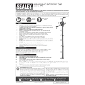 Sealey TP57 Pump manual cover