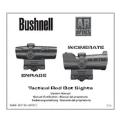 Bushnell AR750132 Scope manual cover