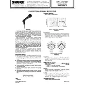 Shure LM1000 Microphone manual cover