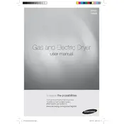 Samsung DV328A Dryer manual cover