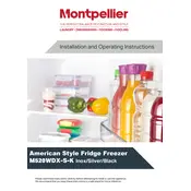 Montpellier M520WDK Refrigerator manual cover