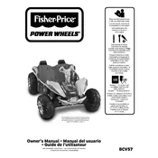 Power Wheels Mattel Dune Racer Ninja BCV57 Toy manual cover