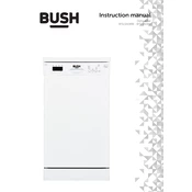 Bush BFSLSAE9B 9302682 Dishwasher manual cover