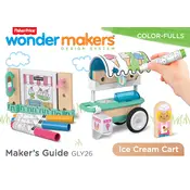 Fisher Price Mattel Wonder Makers Ice Cream Cart GLY26 Toy manual cover