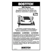 Bostitch 21671B-A Stapler manual cover