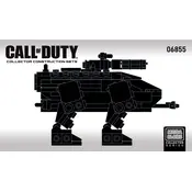 Mega Bloks Mattel Call of Duty Claw Assault DCL10 Construction Set manual cover