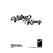 Fender Vibro-King 1993-2003 081-1000 120V Amplifier manual cover