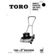 Toro Whirlwind 18-inch 21016 Mower manual cover