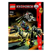 LEGO Exo-Force 7713-1 Construction Set manual cover