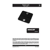 Sencor SBS 7000 Scale manual cover