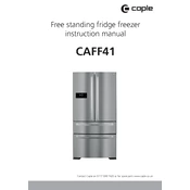 Caple CAFF41 Refrigerator manual cover