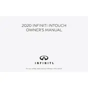 Infiniti Q50 Intouch 2020 Sedan manual cover