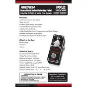 Pyle PDISTPDL54 Pedal manual cover