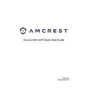 Amcrest AMDV960H4 Video Recorder manual cover