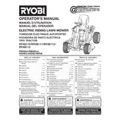 Ryobi RM480e Mower manual cover