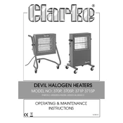 Clarke 6926000 Devil370P Halogen Heater manual cover