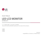 LG 32UN880 32UN880-B.AUS Monitor manual cover