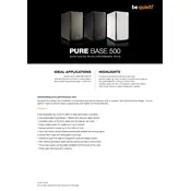 be quiet! Pure Base 500 Black Case manual cover