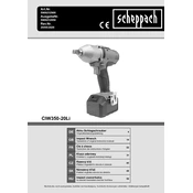 Scheppach CIW350-20Li 5909212900 Impact Wrench manual cover