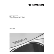 Thomson TX938N Washing Machine manual cover