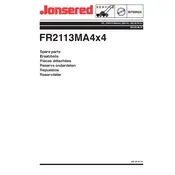 Jonsered FR2113MA4x4 965 09 48-01 Lawn Mower manual cover