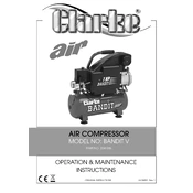 Clarke 2241006 Bandit 5 Air Compressor manual cover