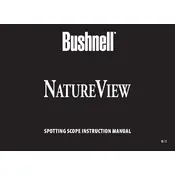 Bushnell 784550 Scope manual cover