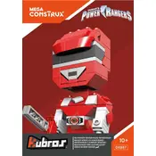 Mega Construx Mattel Kubros Power Rangers DXB87 Construction Set manual cover