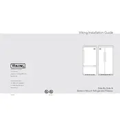 Viking DDBB363 Refrigerator manual cover