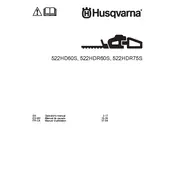 Husqvarna 522HD60S Trimmer manual cover