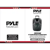 Pyle PPHP1515AB Speaker System manual cover