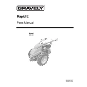 Gravely Rapid E 985400 2007 Tractor manual cover