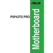 ASUS P5P43TD PRO Motherboard manual cover