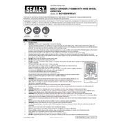 Sealey BG150XW-99.V3 Grinder manual cover