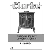 Clarke 6910105 Junior Victoria 2 Classic Cast Iron Stove manual cover