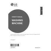 LG WT5480CW WT5480CW.ABWEPUS Washing Machine manual cover