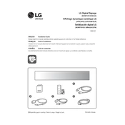 LG 86BH5F 86BH5F-B.AUS Signage manual cover