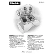 Fisher Price Mattel Comfort Curve Deluxe CHM49 Bouncer manual cover