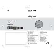 Bosch Quigo Plus Laser manual cover