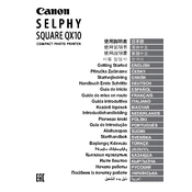 Canon Selphy Square QX10 manual cover