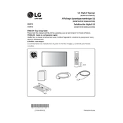 LG 49XF3C 49XF3C-B.AUS Signage manual cover