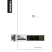 TC Electronic DB2 manual cover